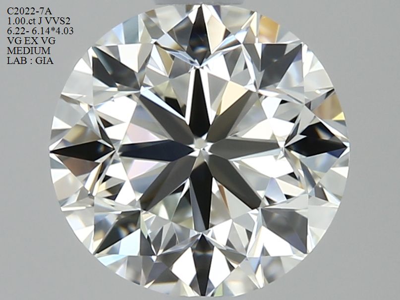 5423687715 Diamant Natural ROUND VVS2