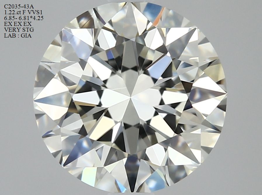 5433816967 Diamant Natural ROUND VVS1