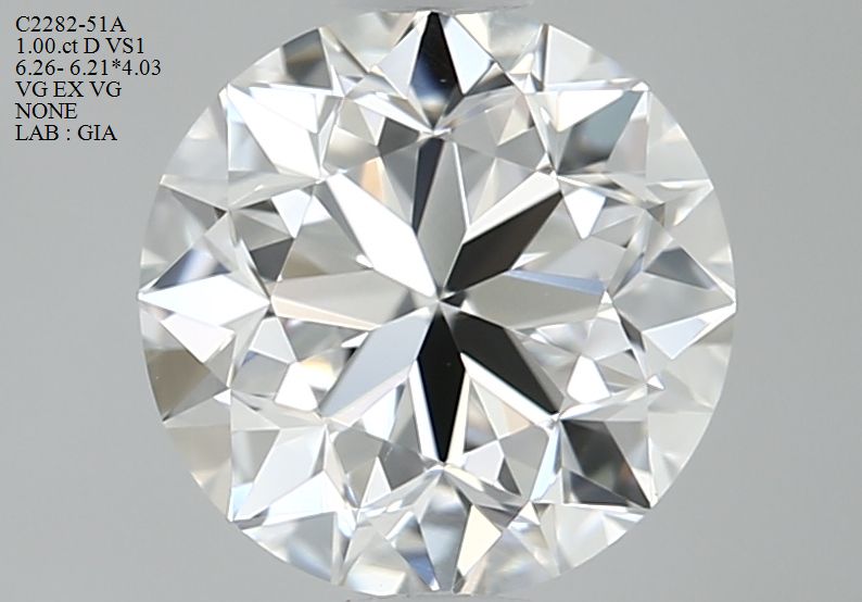 5493678506 Diamant Natural ROUND VS1