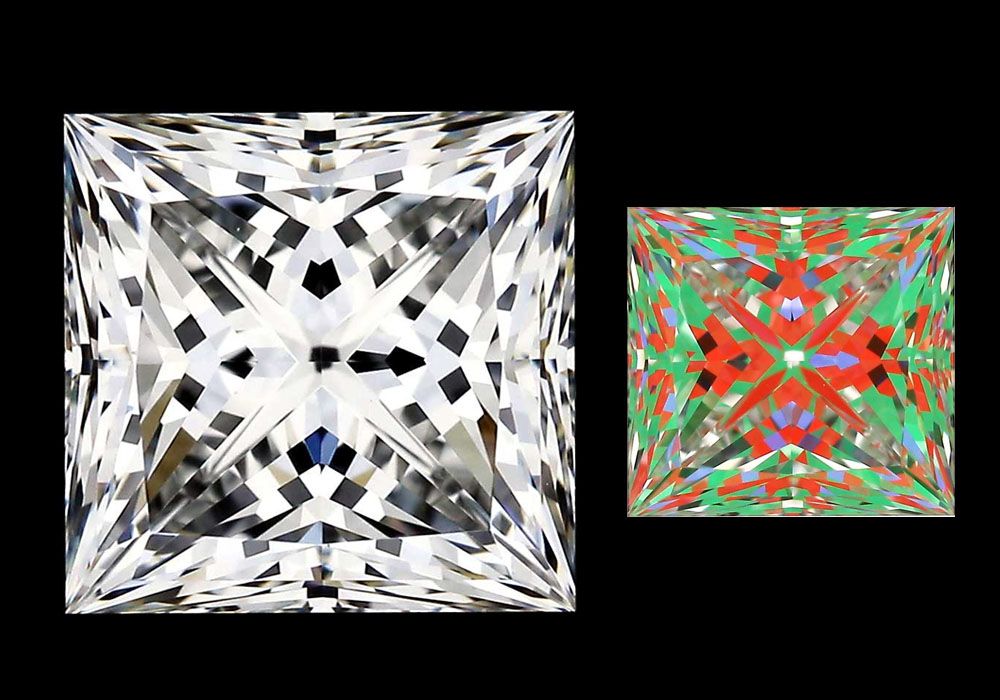 6401108750 Diamant Natural PRINCESS VVS2