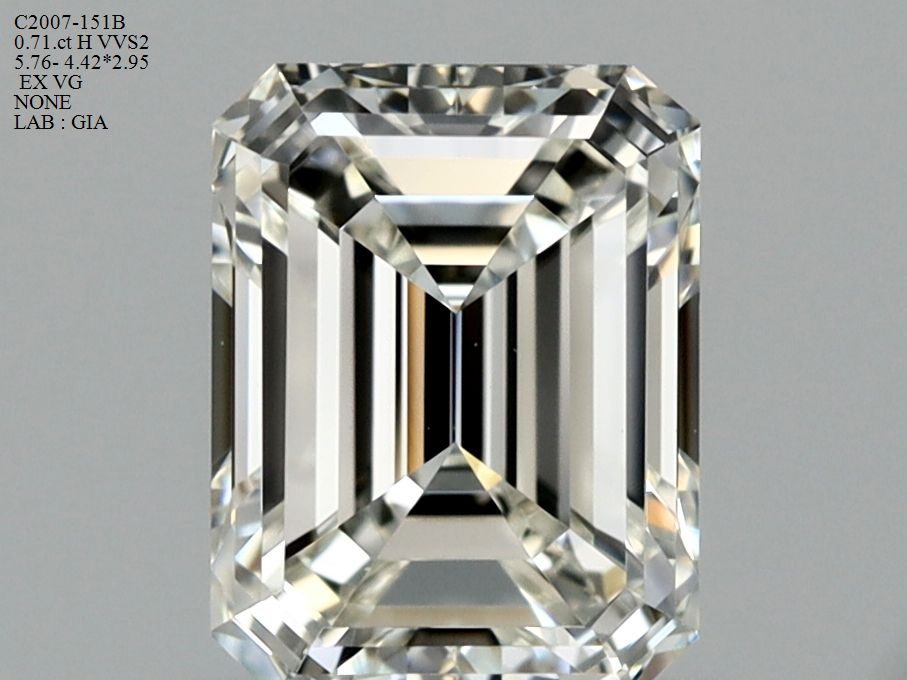 6421017269 Diamant Natural EMERALD VVS2