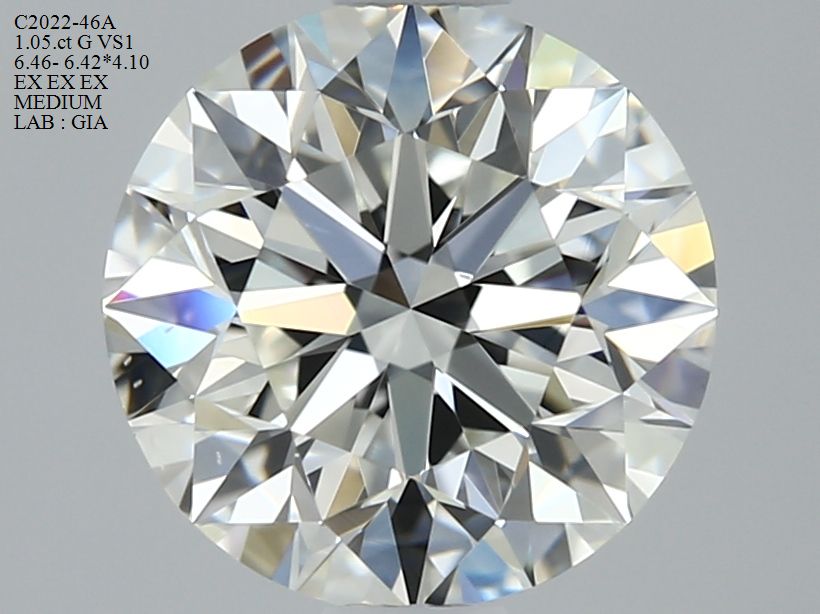 6422412481 Diamant Natural ROUND VS1