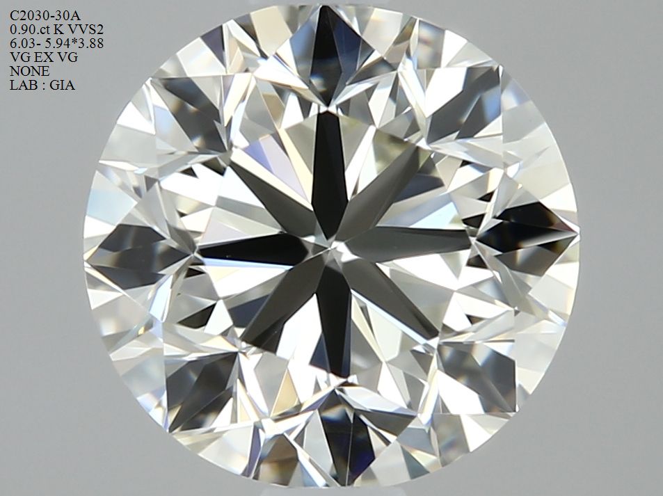 6431615389 Diamant Natural ROUND VVS2