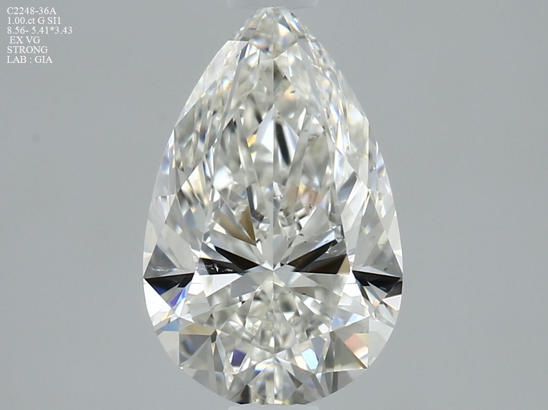 6471763129 Diamant Natural PEAR SI1
