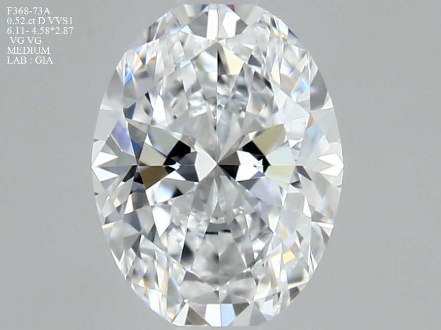 6475868466 Diamant Natural OVAL VVS1