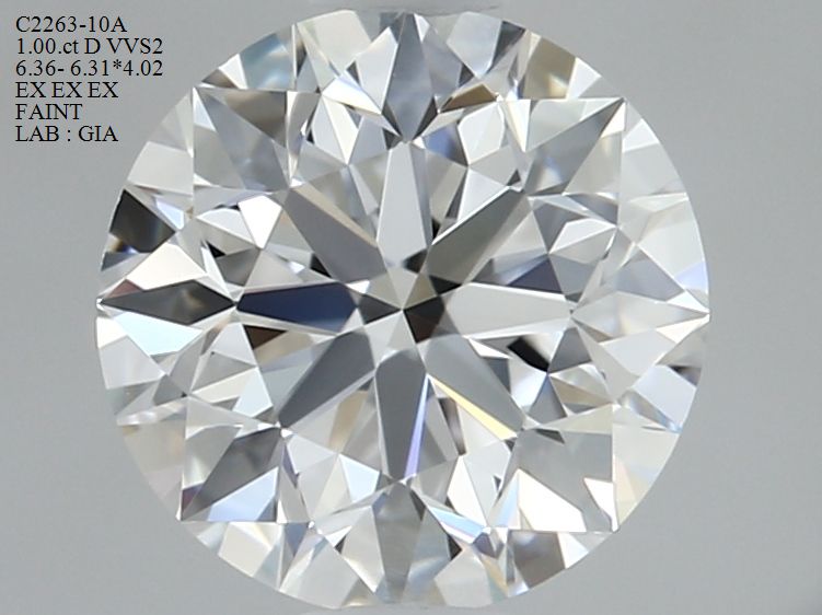 6492832204 Diamant Natural ROUND VVS2