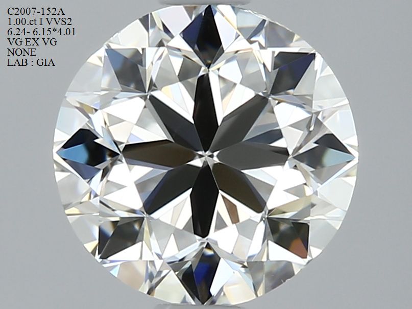 7412965101 Diamant Natural ROUND VVS2