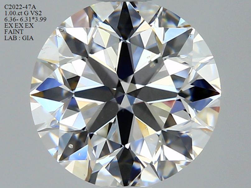 7421462715 Diamant Natural ROUND VS2