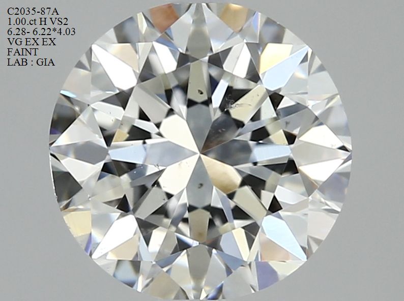 7431528828 Diamant Natural ROUND VS2