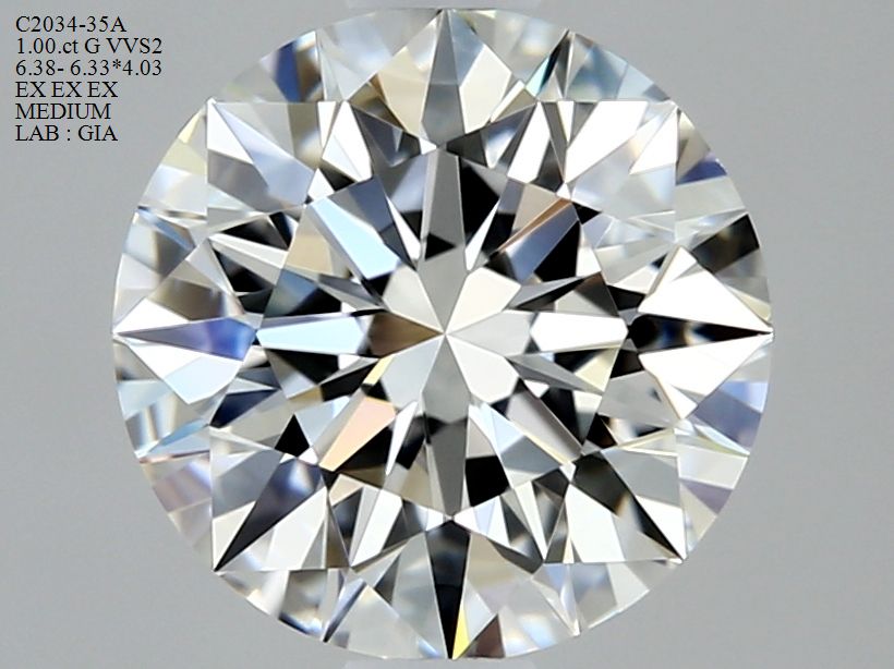 7432391100 Diamant Natural ROUND VVS2