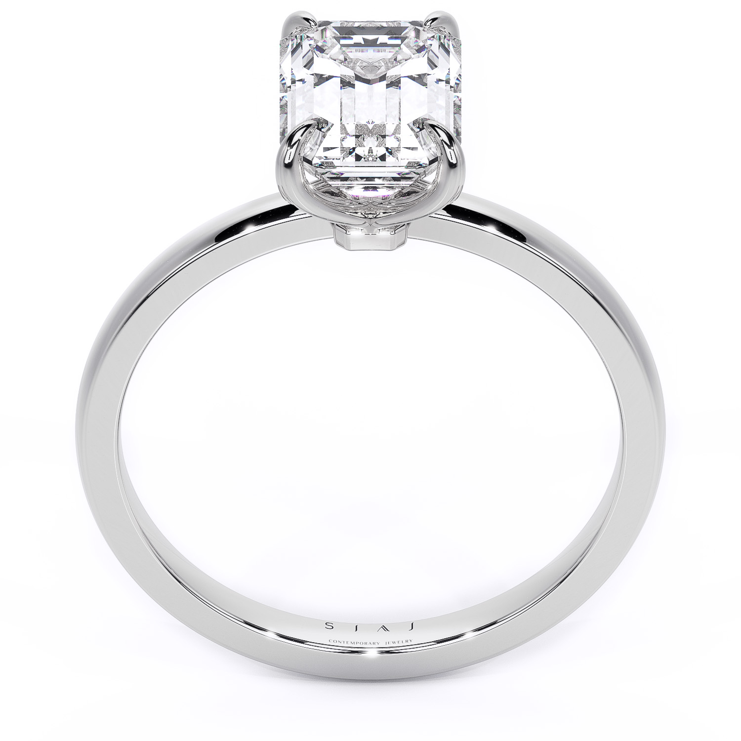 Inel din aur 18K cu diamant lab-grown – 2.0ct – Eternal Embrace