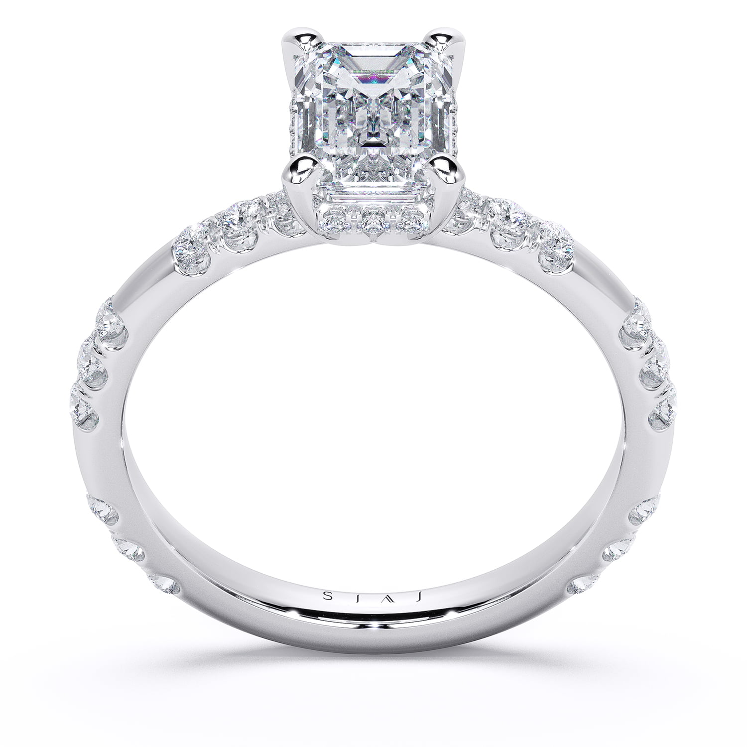 inel de logodna cu diamant natural diamante crescute in laborator lab grown diamonds lcmh125 al1