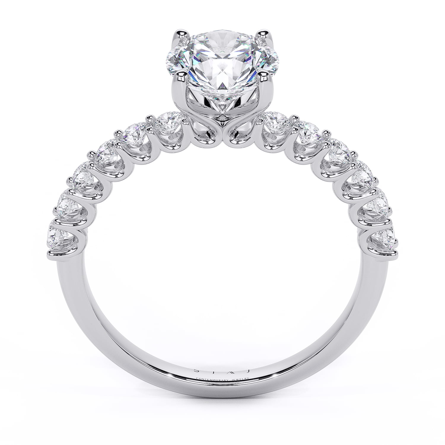 Inel din aur 18K cu diamante lab-grown – 1.37ctw – Hazel
