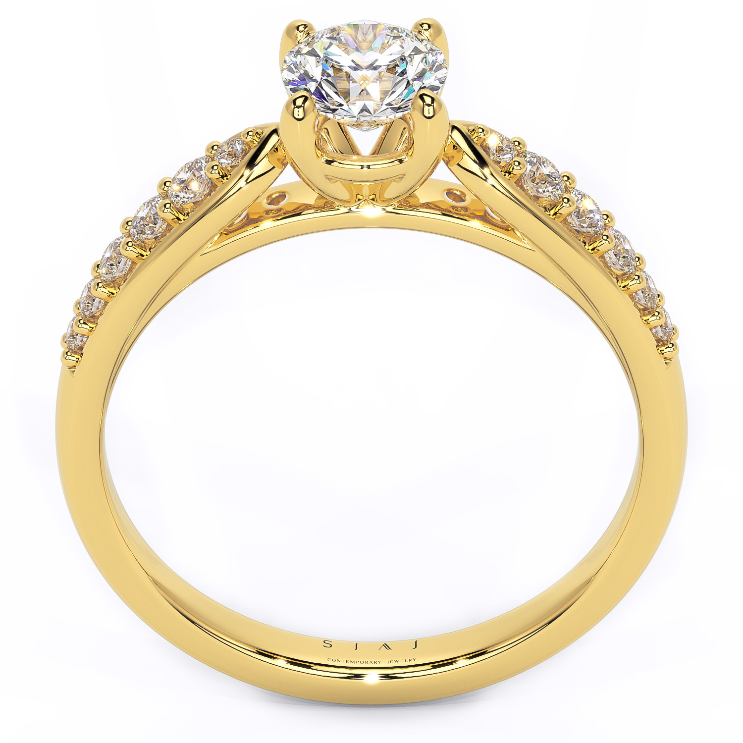 Inel din aur 18K cu diamant lab-grown – 0.66ctw – Ales
