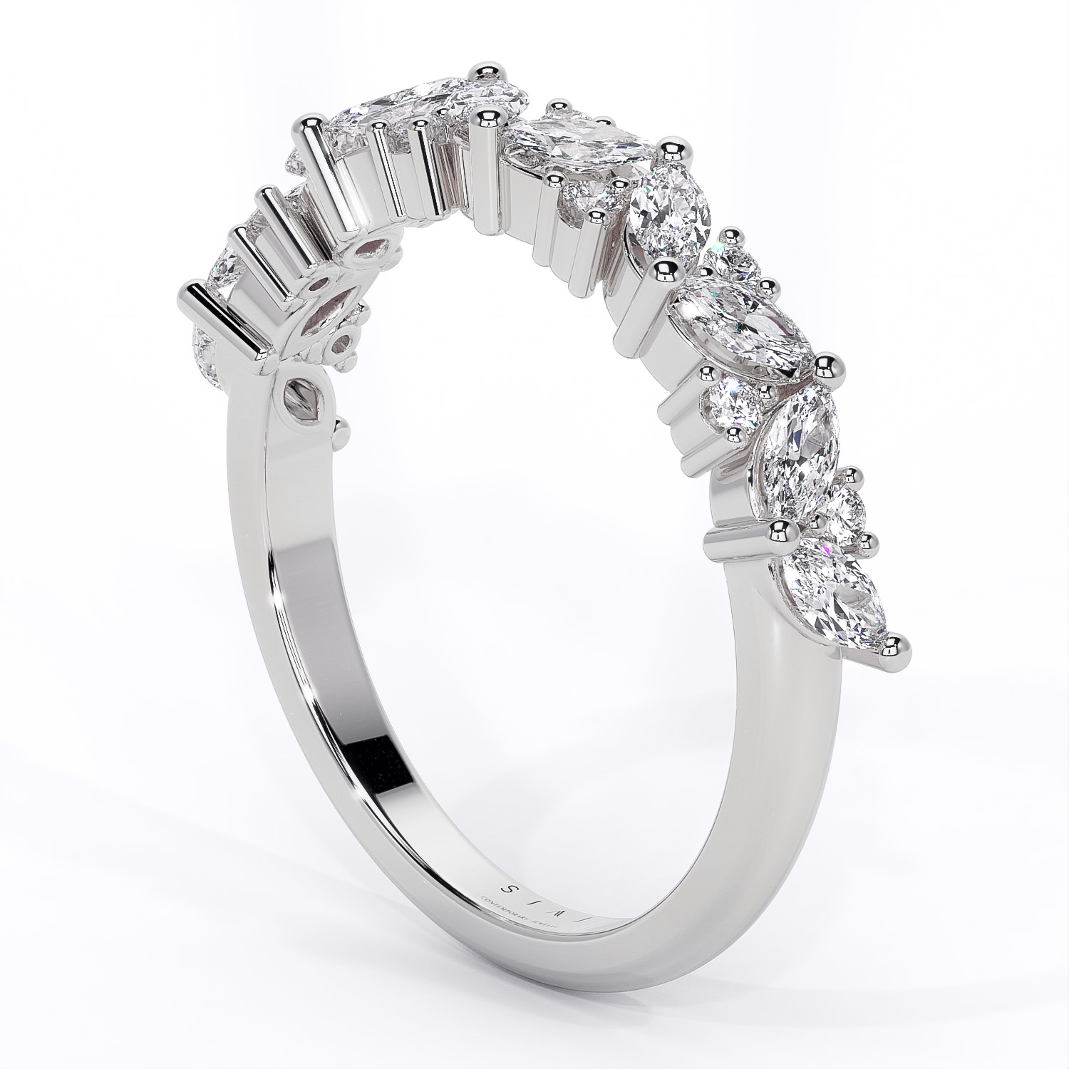 inel de logodna cu diamante natural diamante crescute in laborator lab grown diamonds lcmh181al2