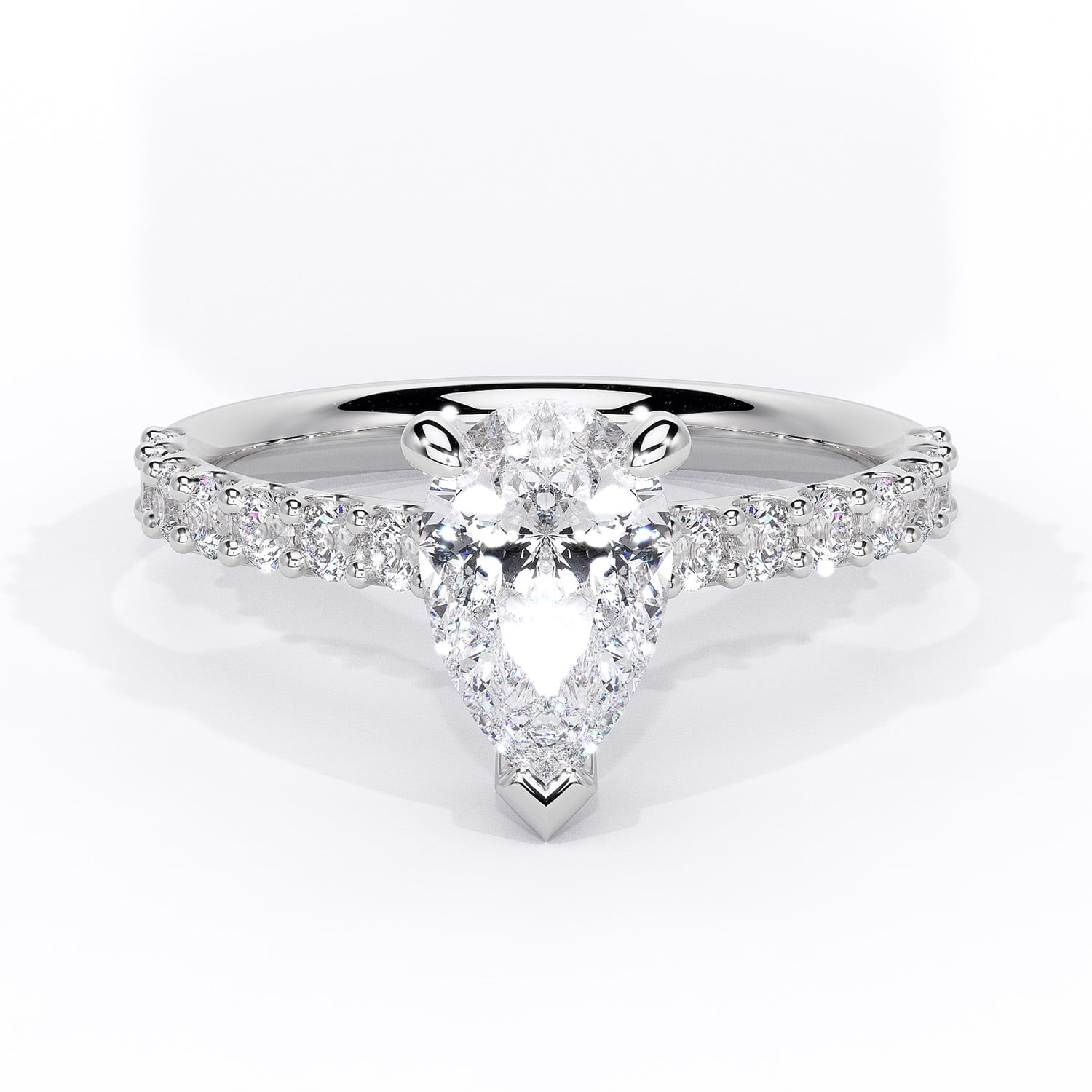 inel de logodna cu diamante naturale diamante crescute in laborator pear shaped diamond lcmh151 al3