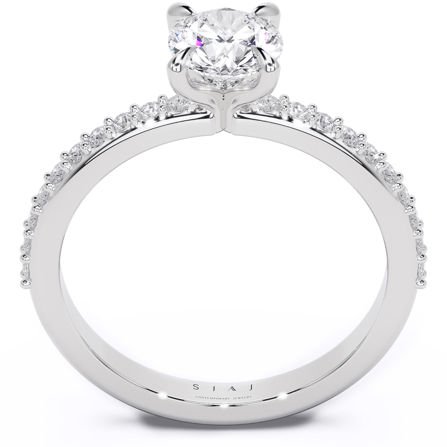 Inel din aur de 18K cu diamante lab-grown - 1.15ctw - Venus