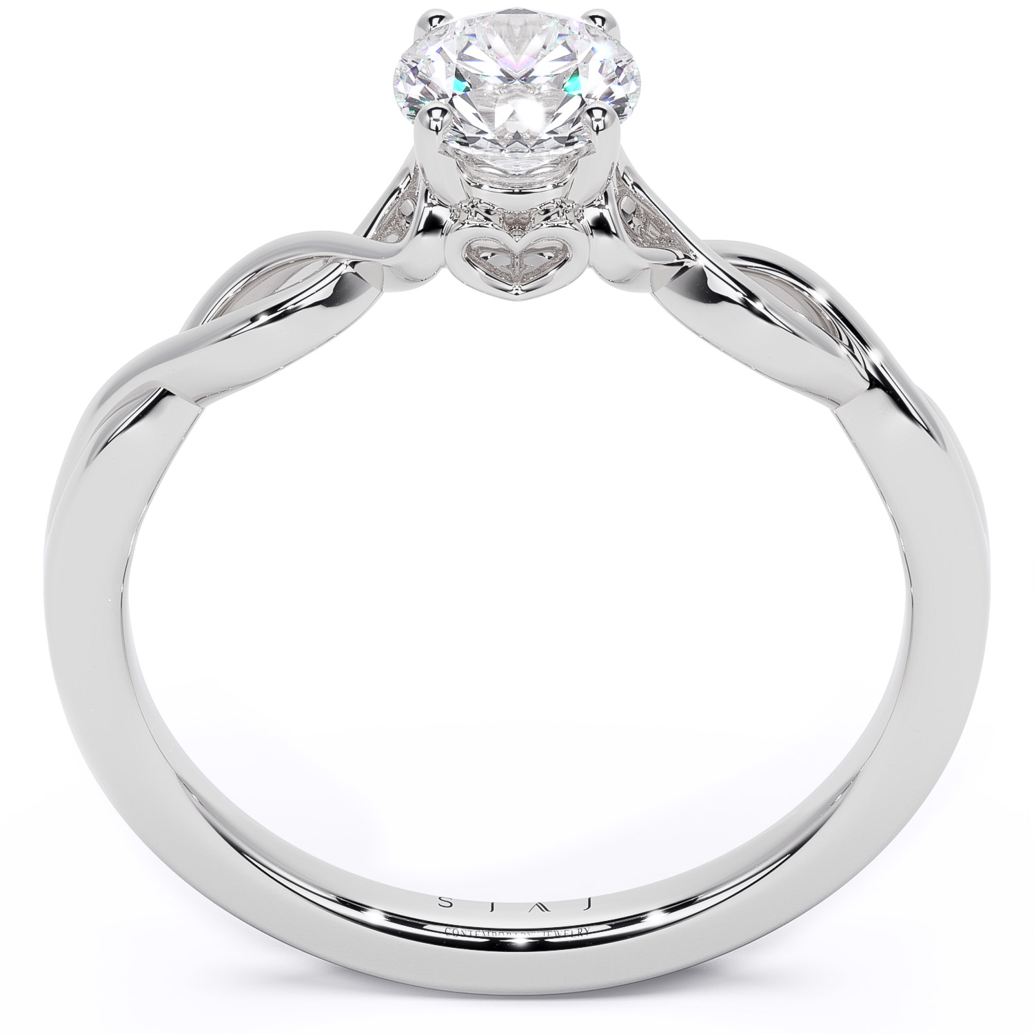 inel de logodna din aur 18k cu diamante lab grown diamante naturale crescute in laborator lcmh176AL1