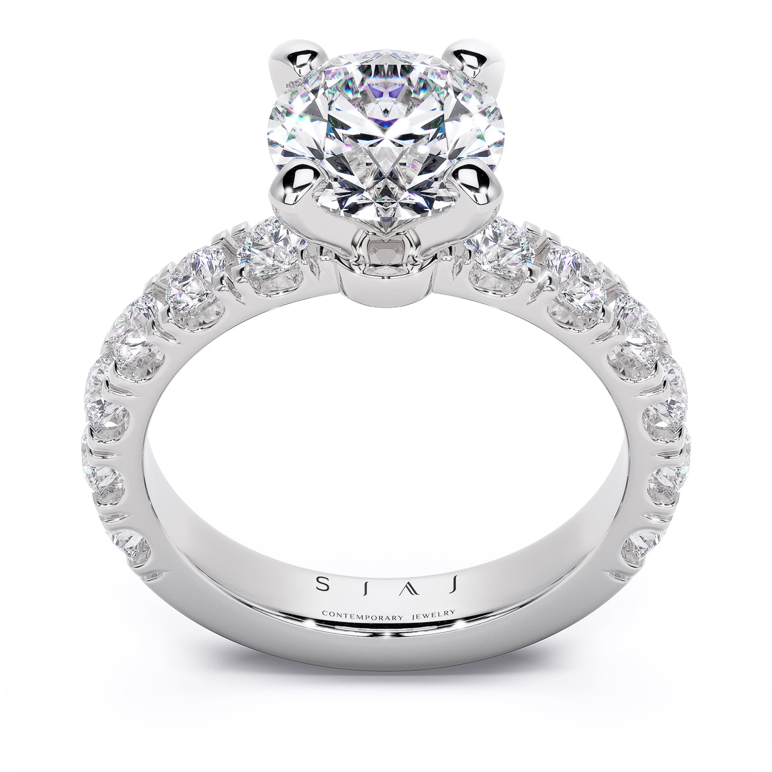 Inel din aur 18K cu diamante lab-grown – 2.95ctw - Infinite Spark