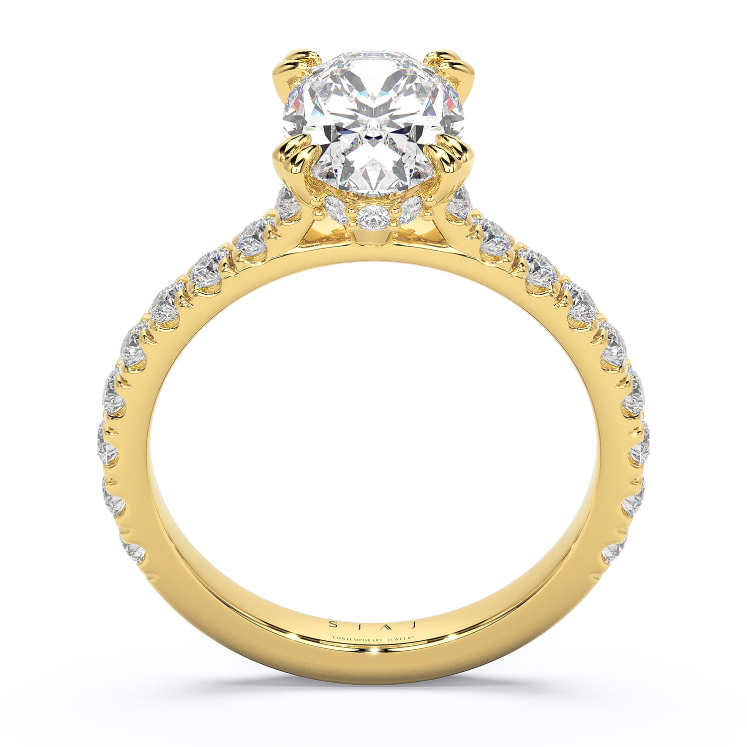 Inel din aur 18K cu diamante lab-grown – 2.24ct – Mone