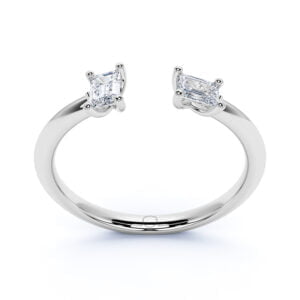 inel din aur cu 2 diamante emerald cut aur alb lcmh38 1