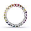 inel din aur cu safire rainbow safire multicolore lcmh163al2