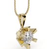 labgrown Pandantiv din aur galben cu diamant cvd Stella II thumbnail