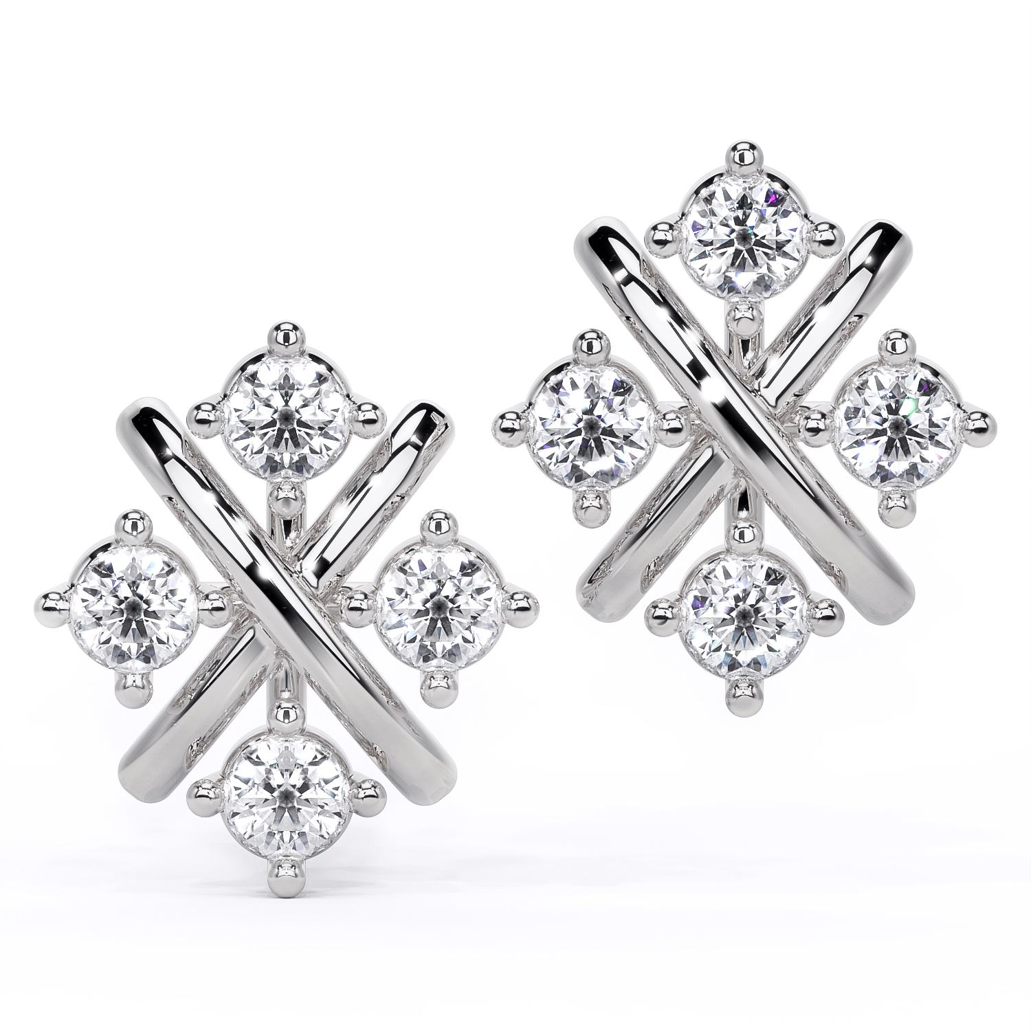 Cercei din aur 18K - 0.40ct - XM