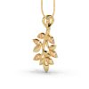 pandantiv floare aur 18K cu diamante naturale diamante crescute in laborator lab grown diamonds lcmh168gl thumb