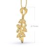 pandantiv floare aur 18K cu diamante naturale diamante crescute in laborator lab grown diamonds lcmh168gl2