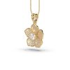 pandantiv floare flower pendant diamante naturale diamante lab grown diamante crescute in laborator lcmh167 gl thumb